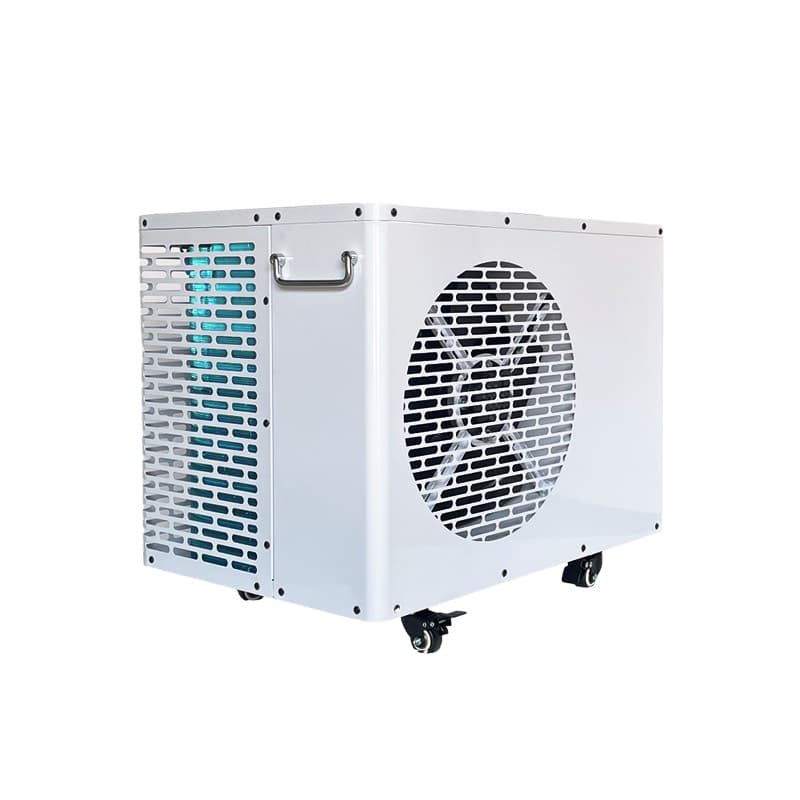 Chill Core 500 water chiller on castors with front fan grille