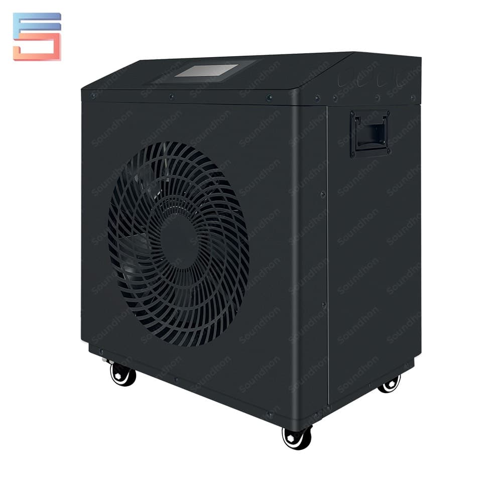 Chill Core Pro commercial-grade water chiller in black with top display