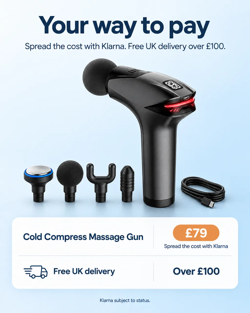 Cold Compress Massage Gun: pricing and offers
