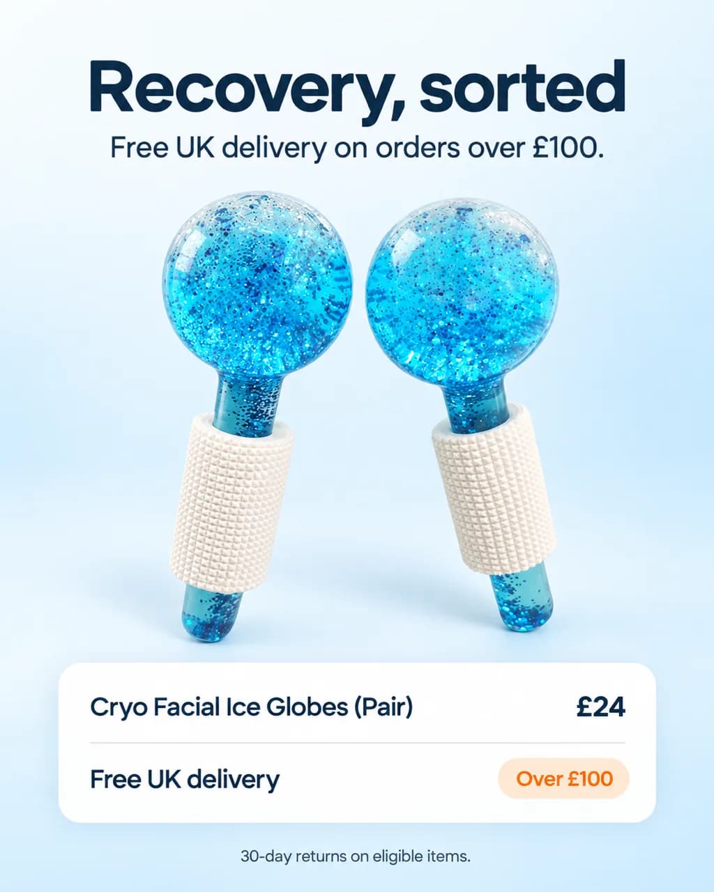 Cryo Facial Ice Globes (Pair): pricing and offers