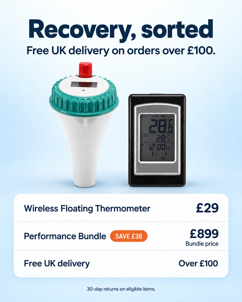 Wireless Floating Thermometer: pricing and offers