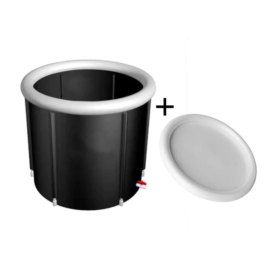 Kaldera Plunge 320 tub shown with its insulated lid