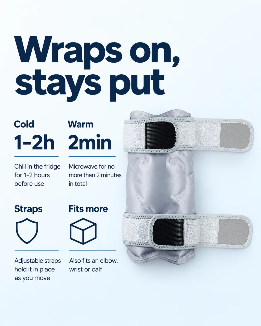 Reusable Knee Ice Pack: key features