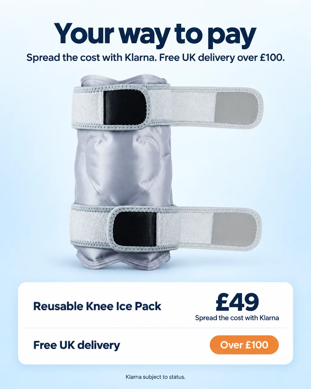 Reusable Knee Ice Pack: pricing and offers