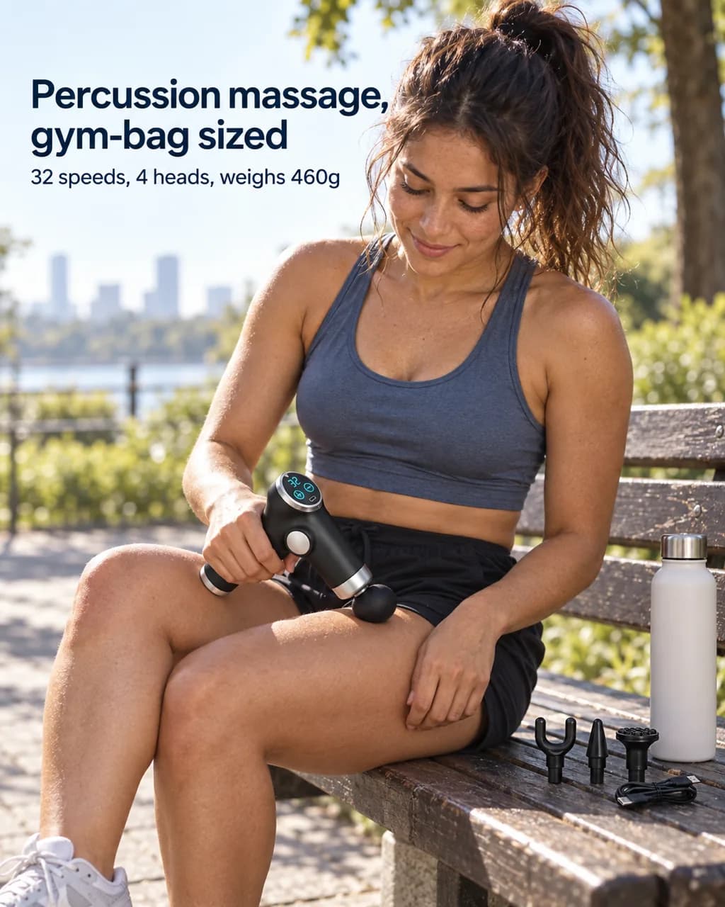 Mini Massage Gun: lifestyle
