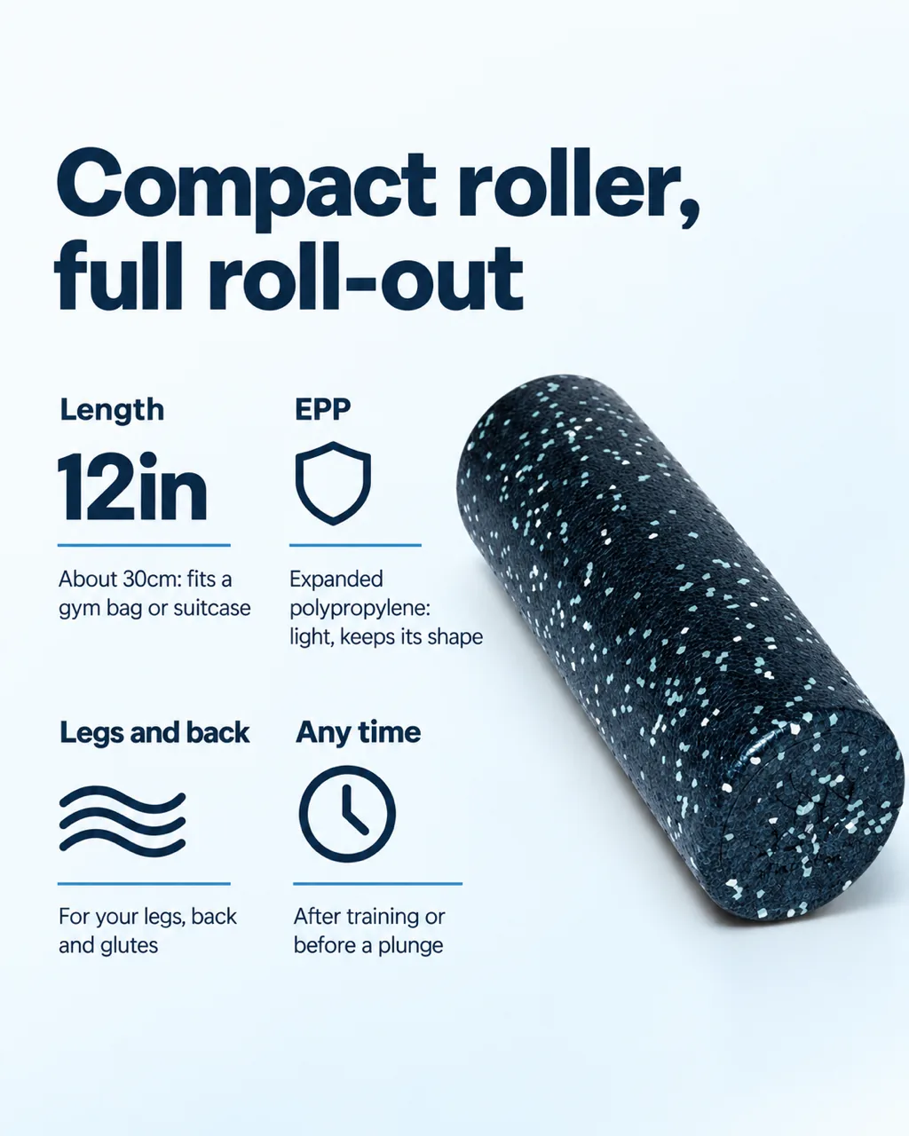 Travel Foam Roller: key features